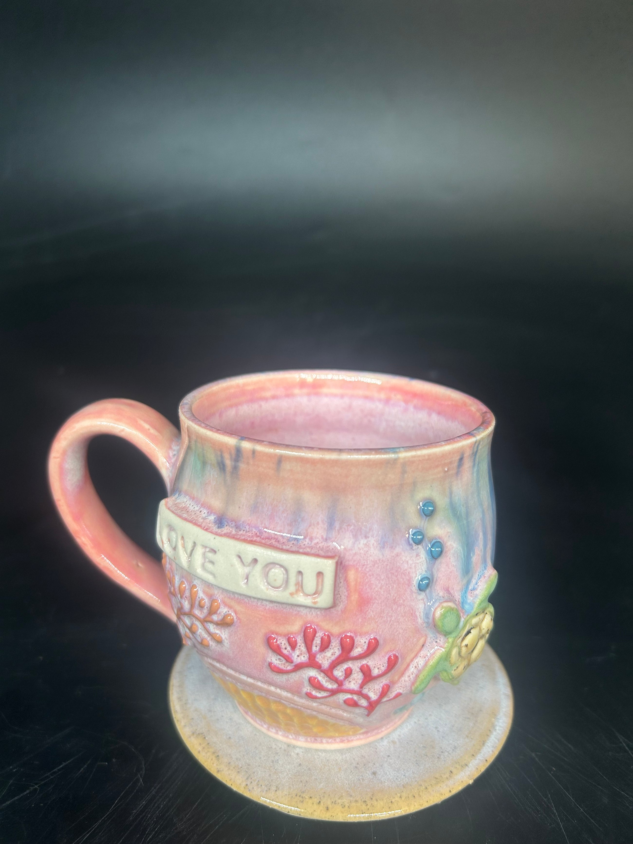 MEDIUM Turtle mug - LOVE YOU