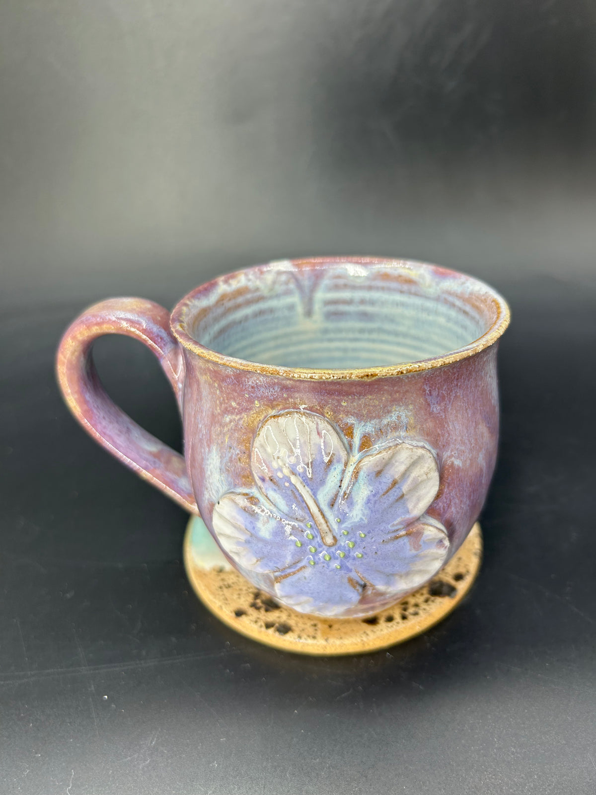 MEDIUM hibiscus flower mug 6