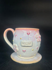 MEDIUM flower mug - MUM