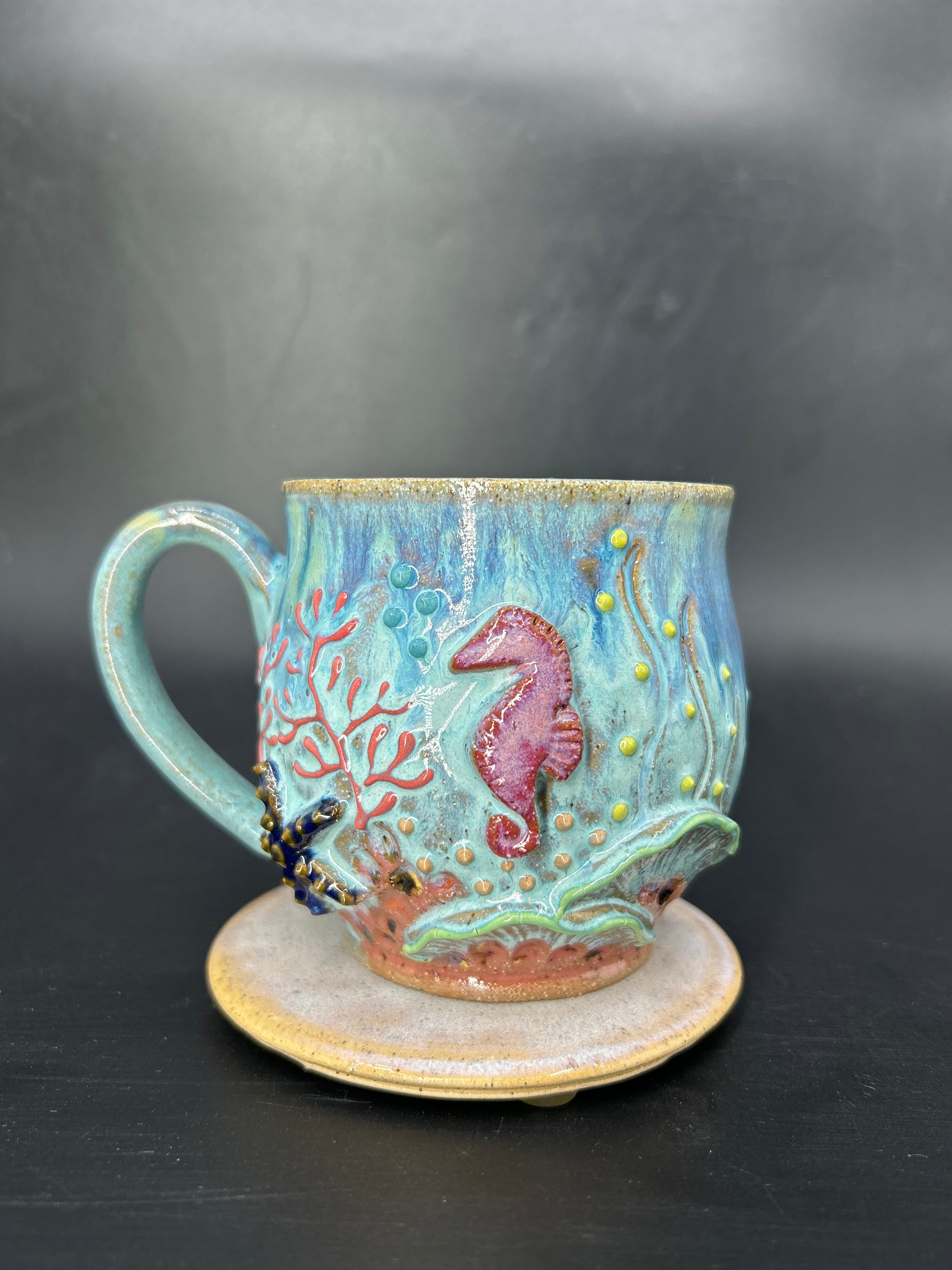 MEDIUM seahorse mug 5