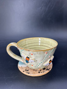 SMALL bee coffee cup 6