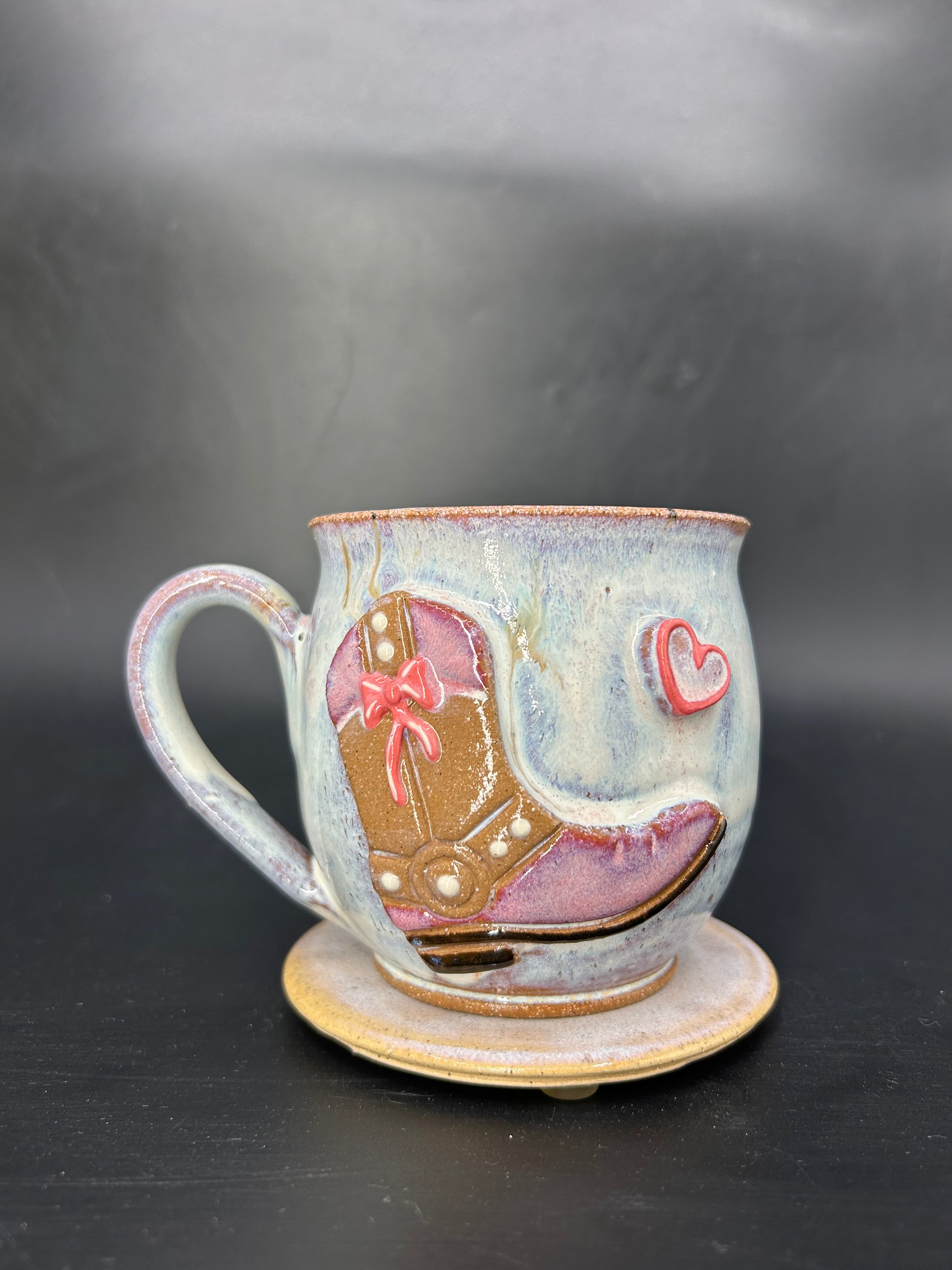 MEDIUM country cowgirl boot mug 3