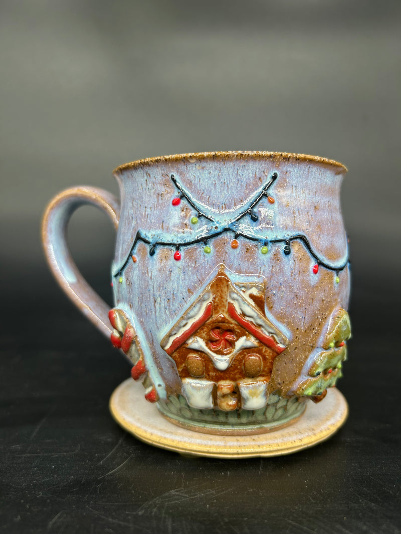 MEDIUM quirky Christmas mug 12
