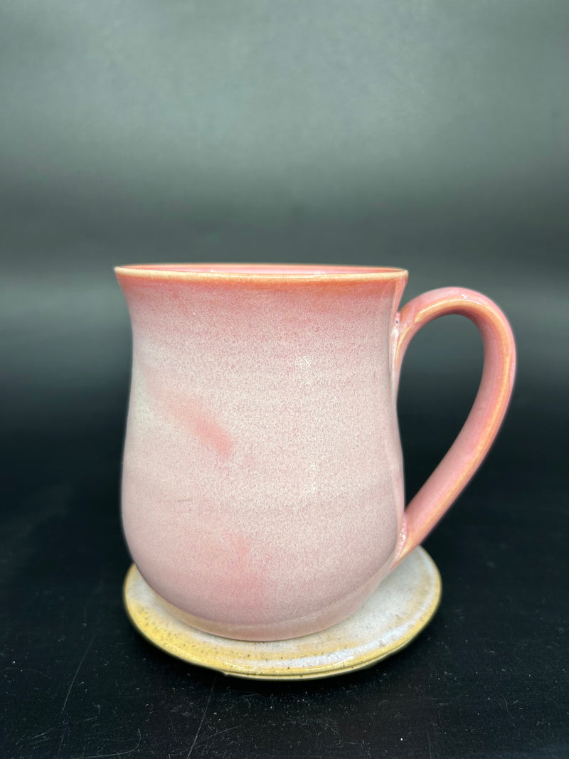 MEDIUM flower/heart mug 4 - I LOVE YOU