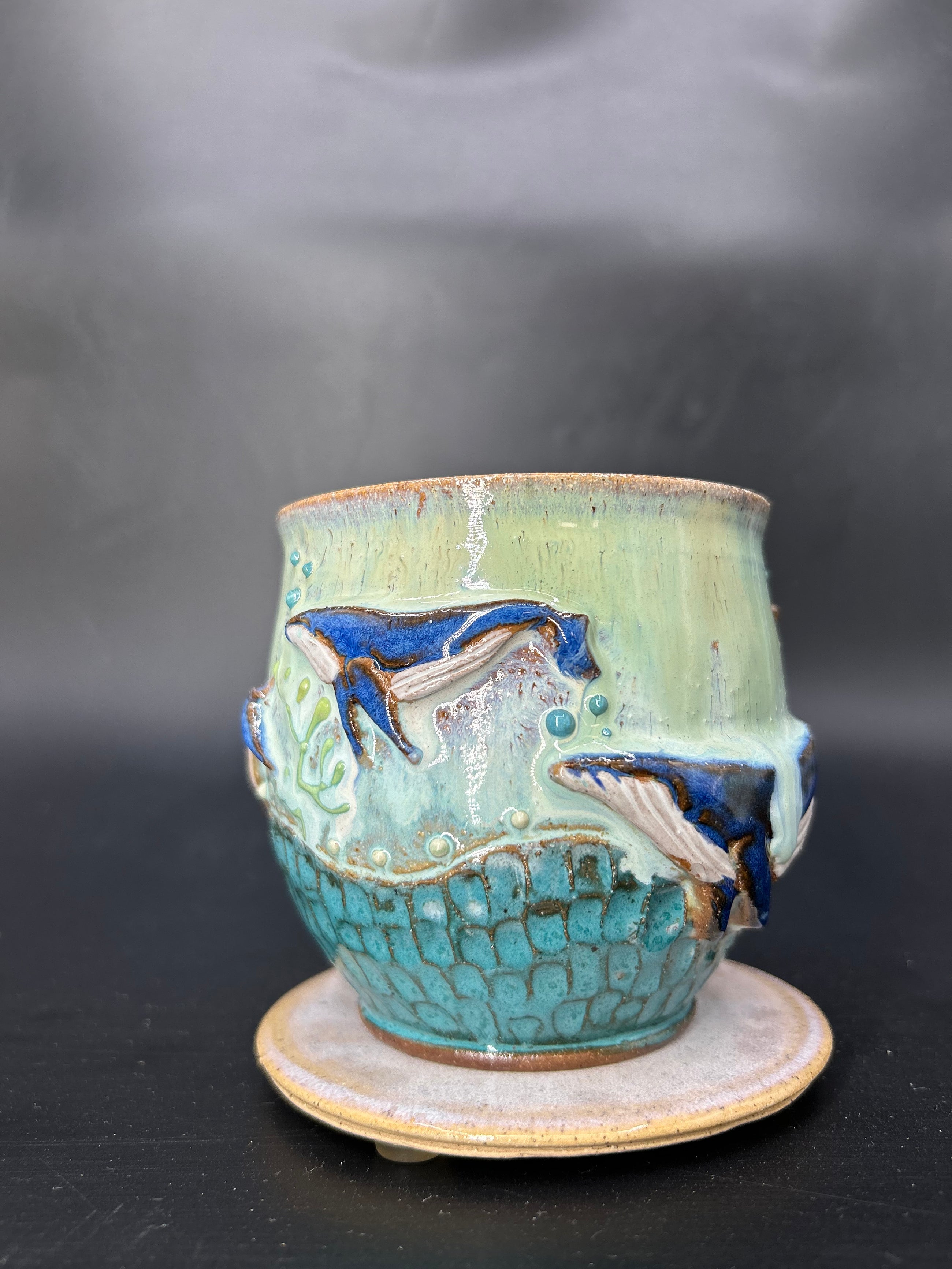 MEDIUM WRAP AROUND whale mug 9