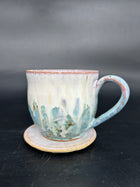 MEDIUM Wave drippy glaze mug 21