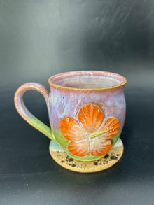 MEDIUM hibiscus flower mug 13