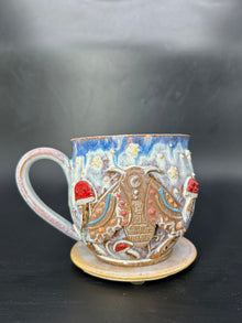 MEDIUM Moth / mushroom mug 6