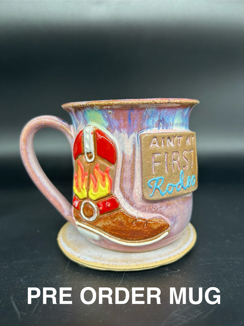PRE ORDER - PRE ORDER Cowgirl boot mug 2