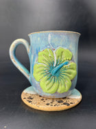 MEDIUM hibiscus mug 10