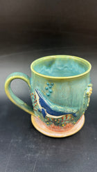 LARGE wrap around whale / turtle mug