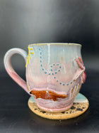 SMALL Australian platypus/ dragonfly mug 2