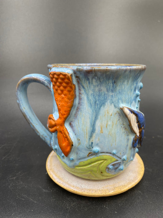 MEDIUM Mermaid Tail / Whale Mug 2