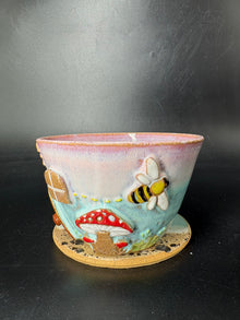 SMALL - Mushroom / Bee Coffee Cup