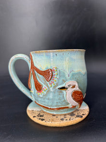 MEDIUM Australian kookaburra mug 1