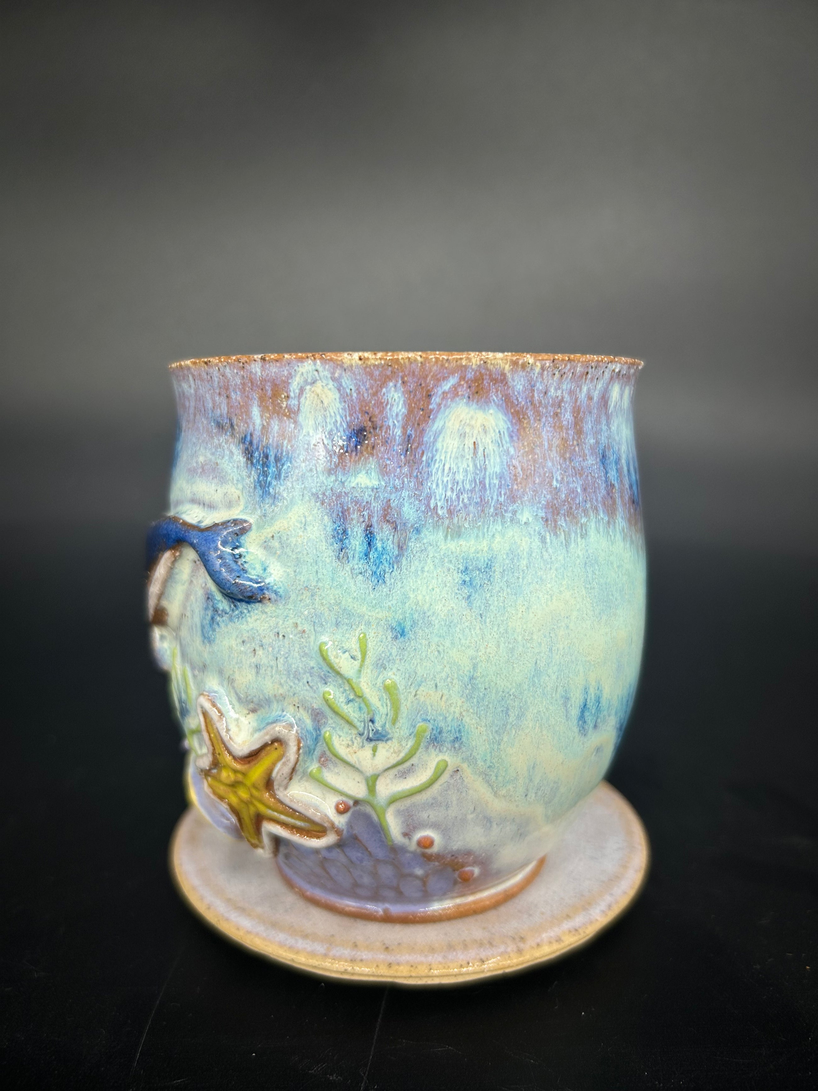 Medium - Whale Coral Mug 5