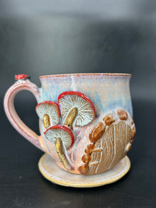 MEDIUM fairy door / mushroom mug 5
