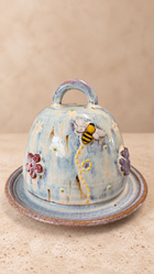 Bee / Floral Butter Dish