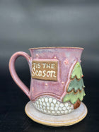 MEDIUM Christmas tree mug 6 - TIS THE SEASON