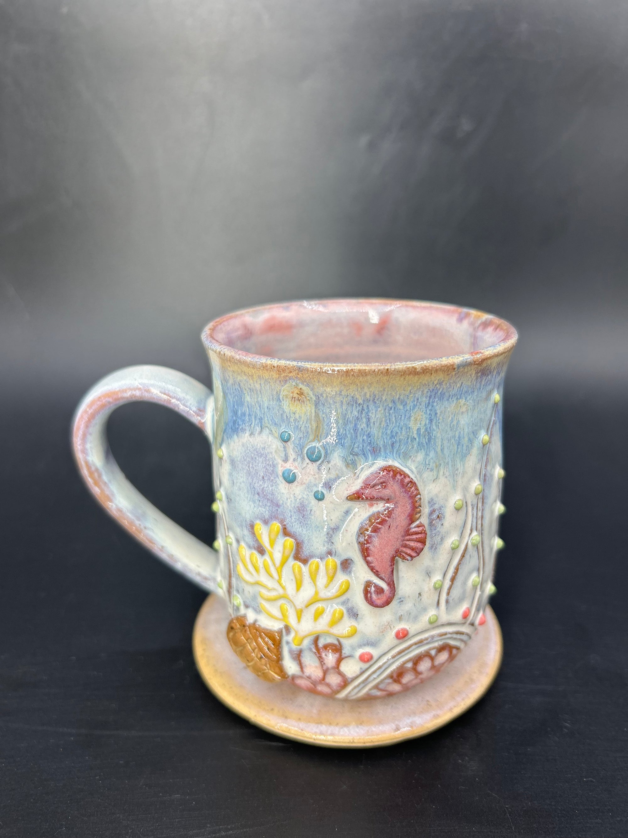 MEDIUM seahorse mug 8