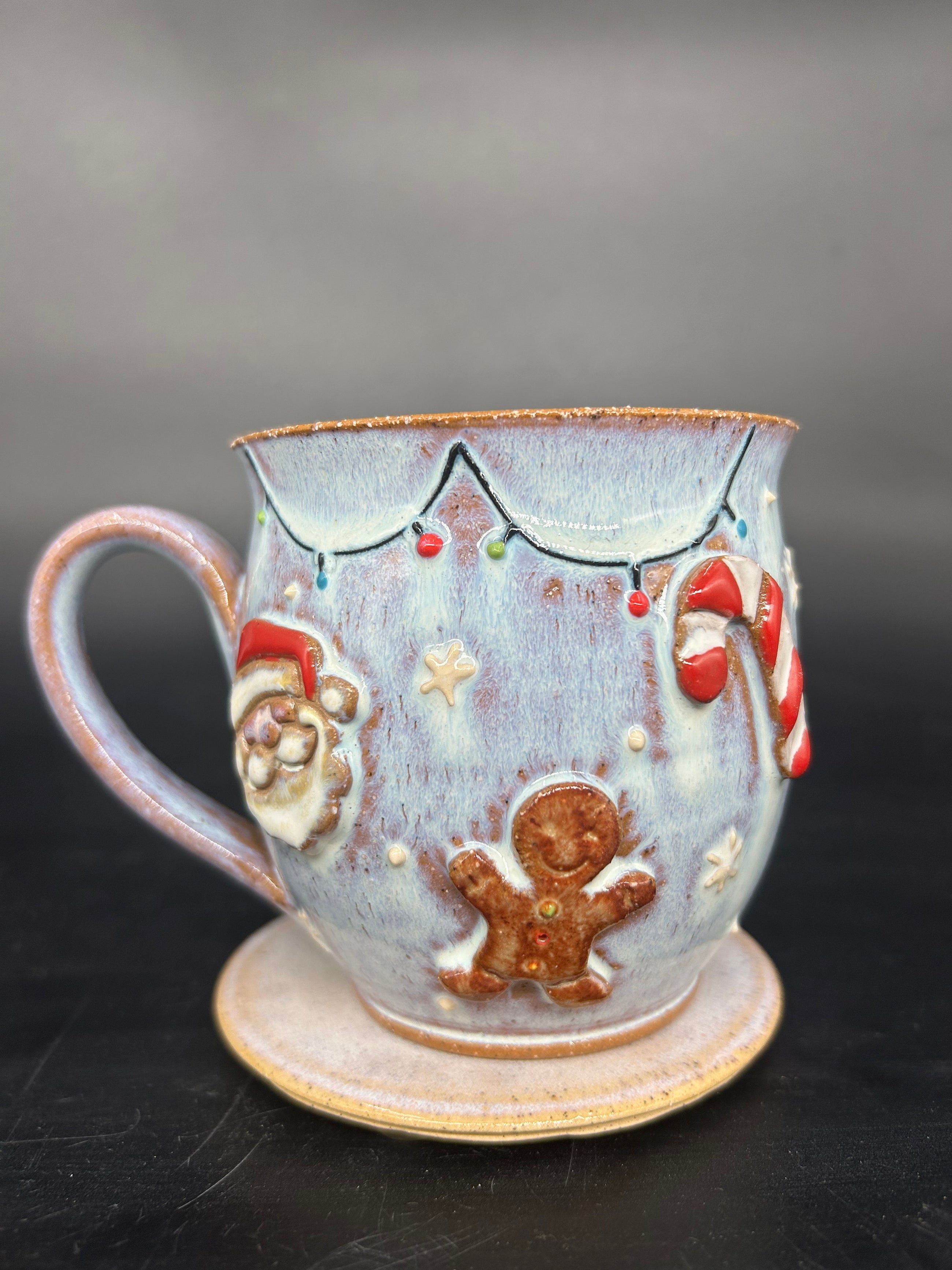 MEDIUM quirky Christmas mug 10