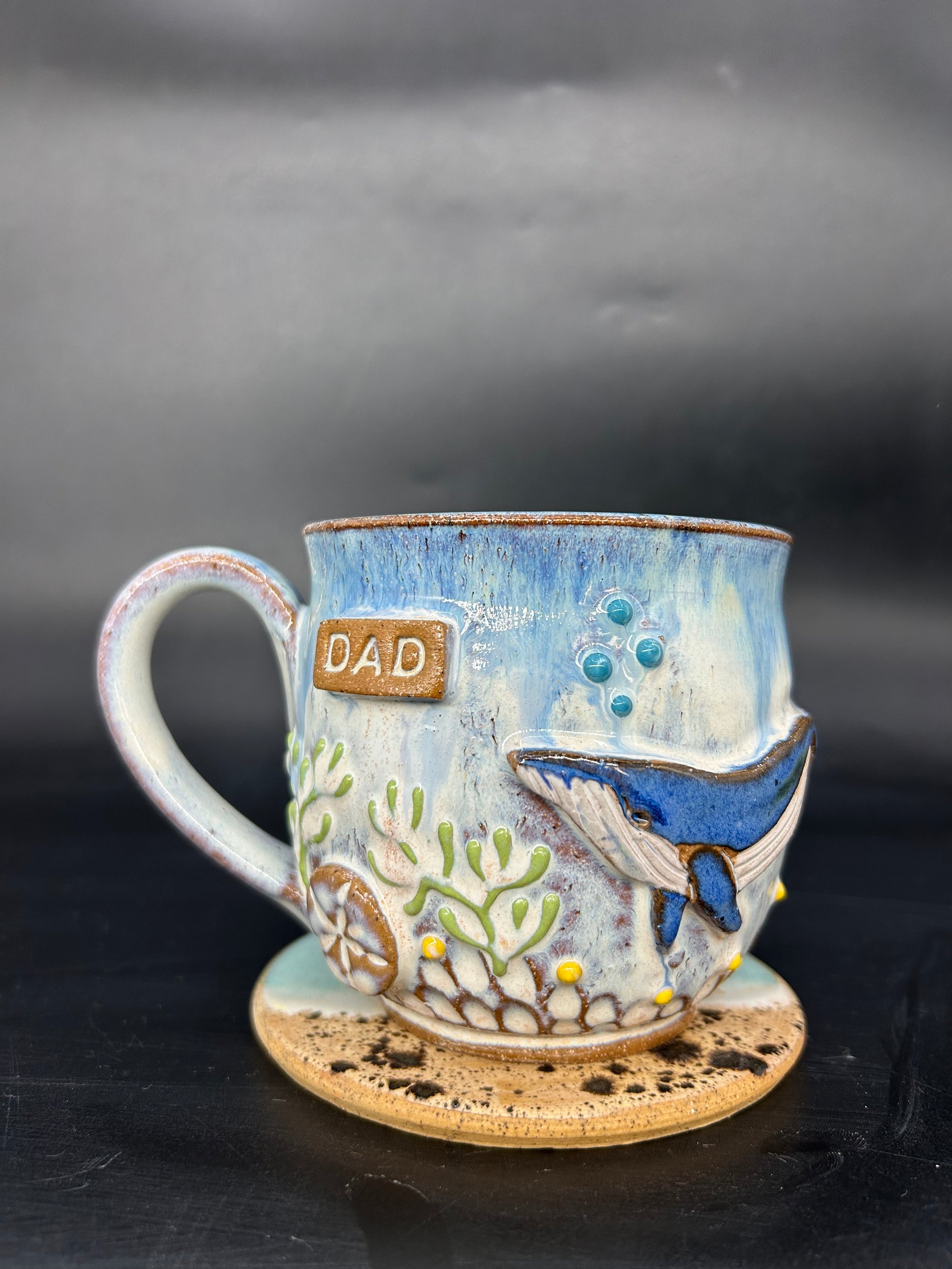 MEDIUM whale - dad mug