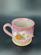 MEDIUM turtle coral mug