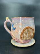 MEDIUM fairy door / mushroom mug 6