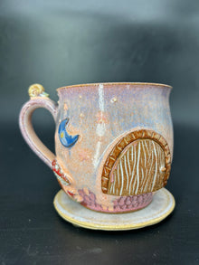 MEDIUM fairy door / mushroom mug 6