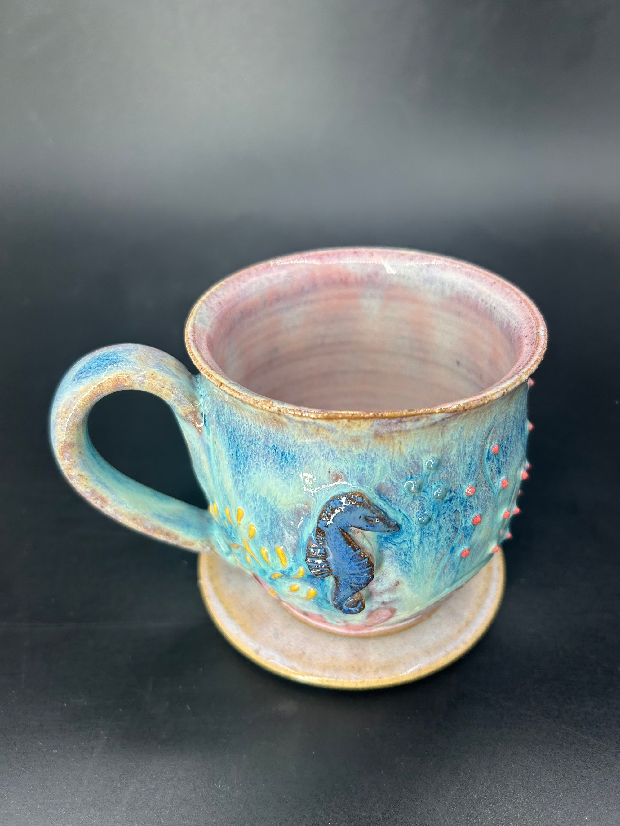 MEDIUM seahorse mug