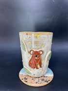 MEDIUM Australian koala STRAW TUMBLER 5