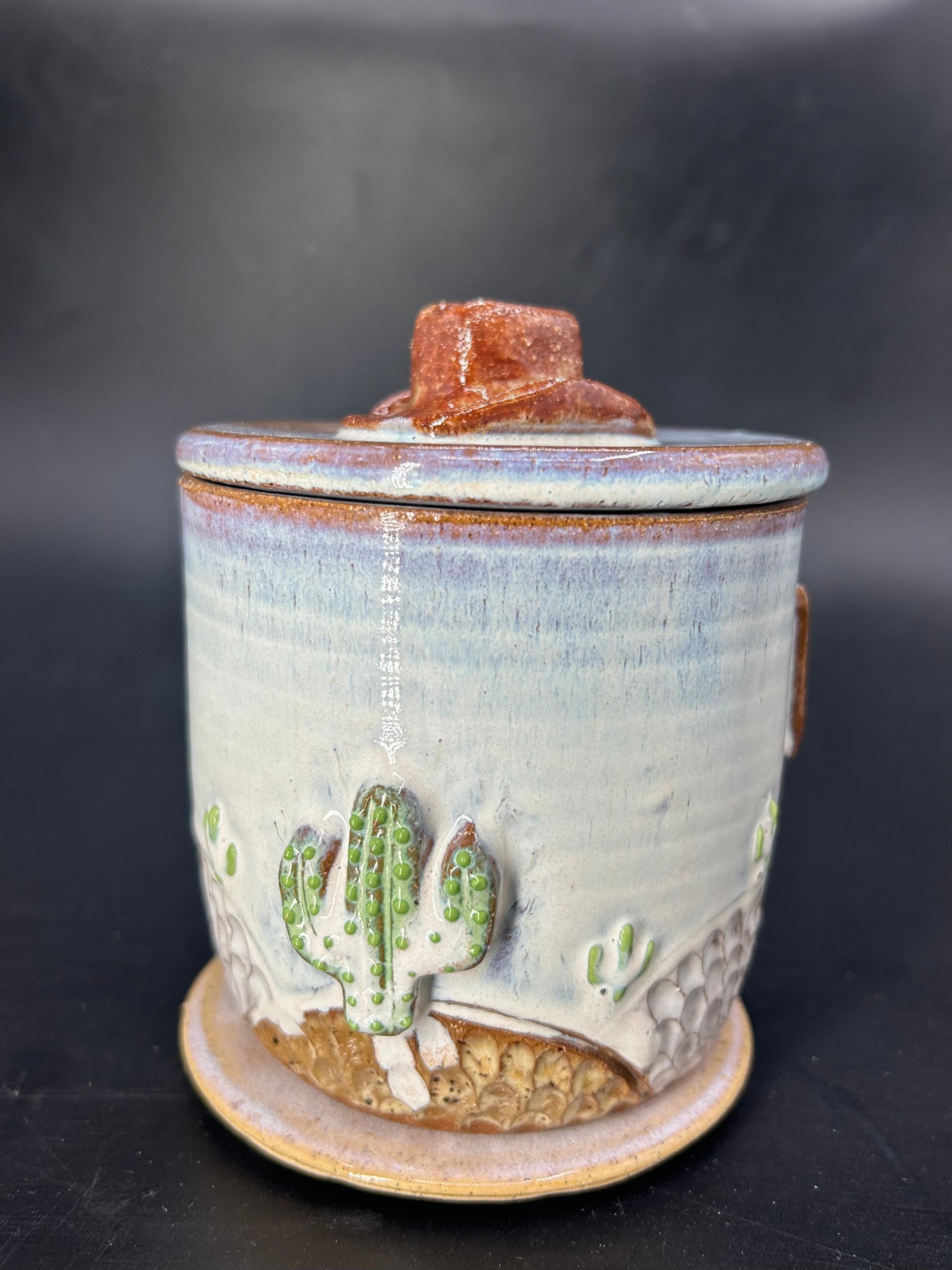 NEW - WRAP AROUND country cowboy cactus BUTTER BELL