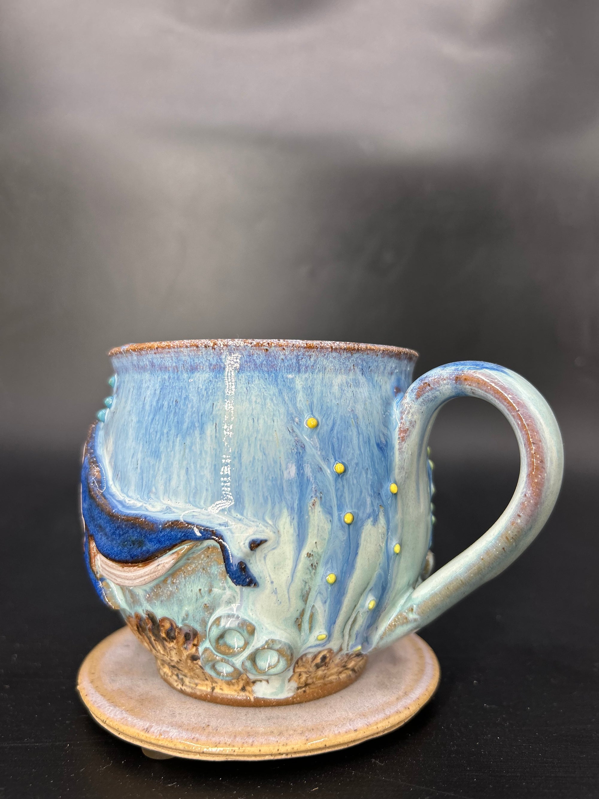 MEDIUM WRAP AROUND whale mug 13
