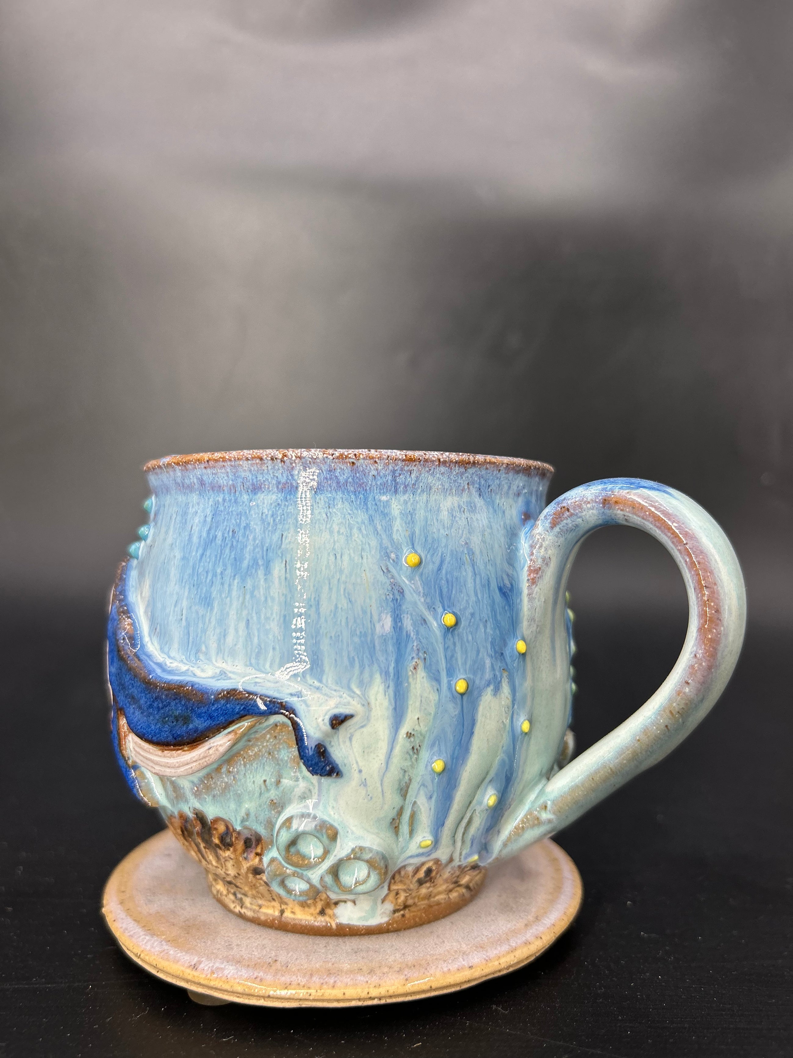 MEDIUM WRAP AROUND whale mug 13