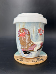 DISCOUNTED - country cowgirl boot keep cup 2