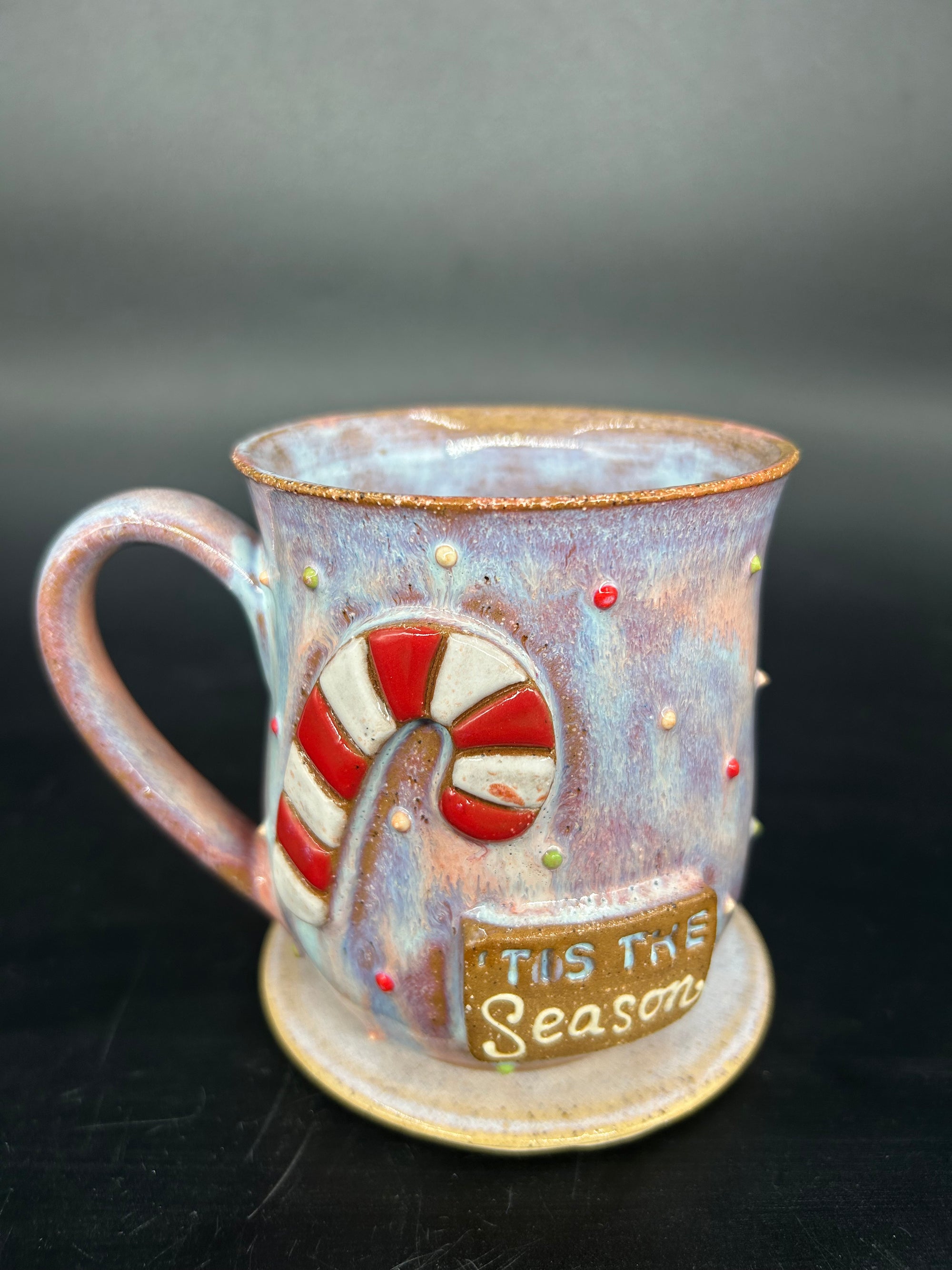 MEDIUM candy cane mug 6 - TIS THE SEASON