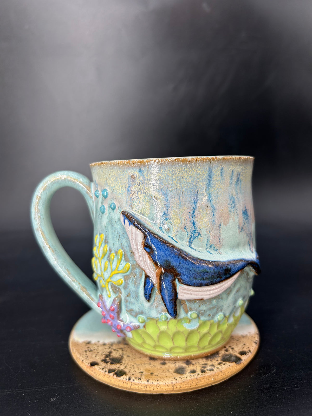 MEDIUM whale mug 8