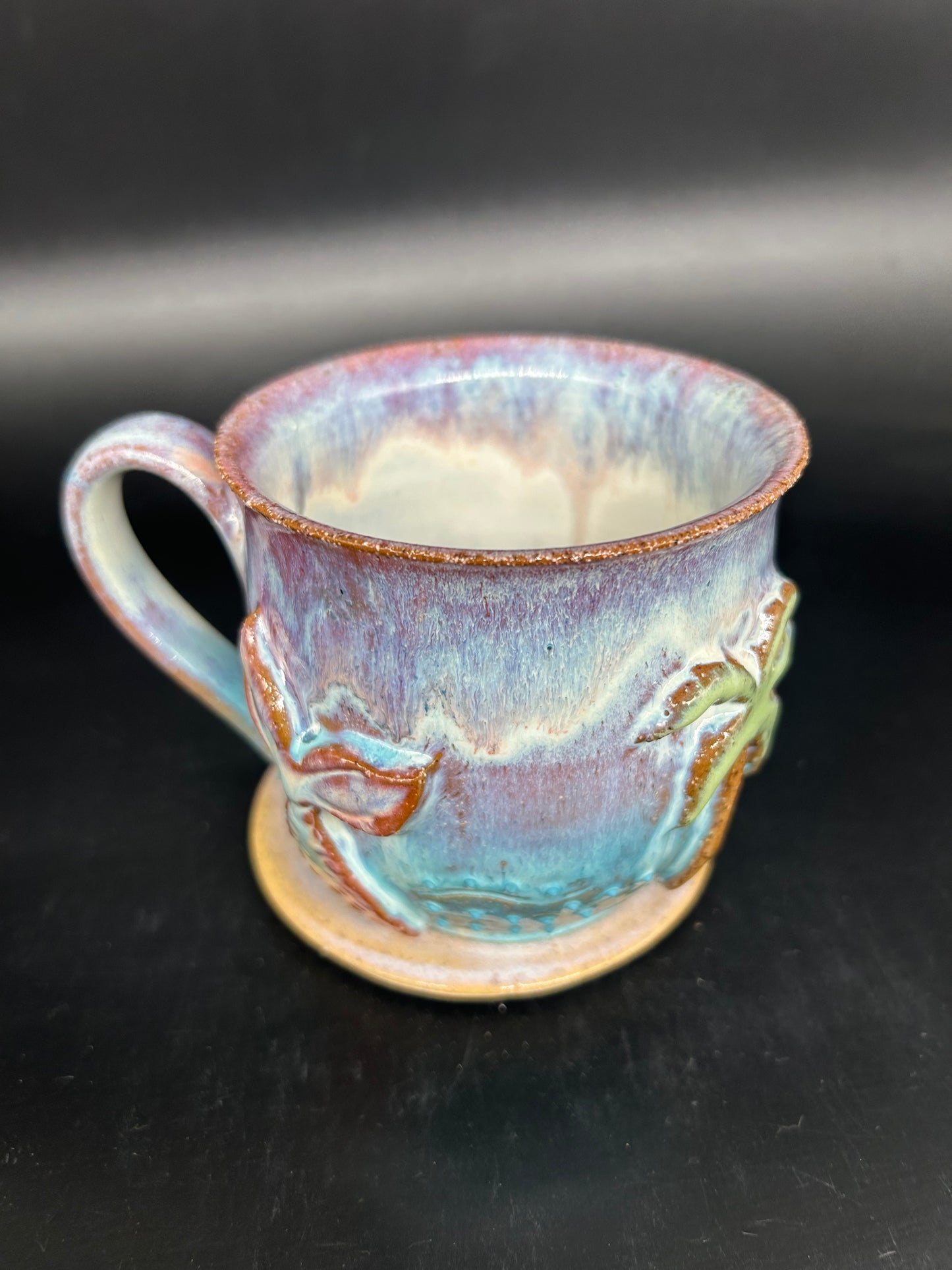 MEDIUM Mermaid tail / palmtree mug 4