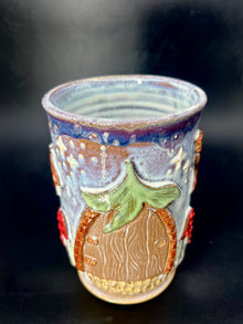NEW - fairy door / Moth - mushroom VASE