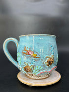 MEDIUM turtle / swimmer mug 11