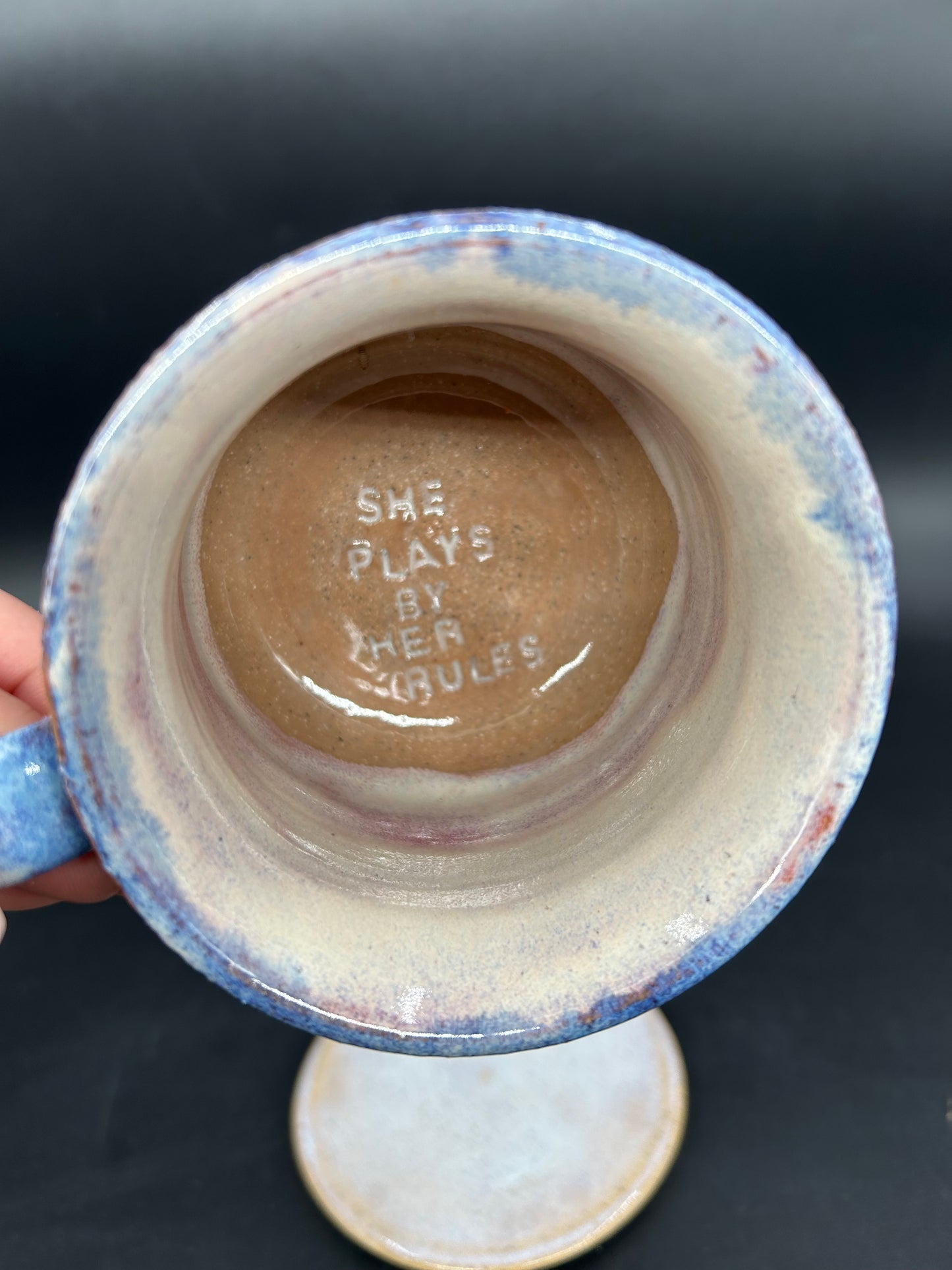 MEDIUM Affirmation Mug - SHE PLAYS BY HER RULES