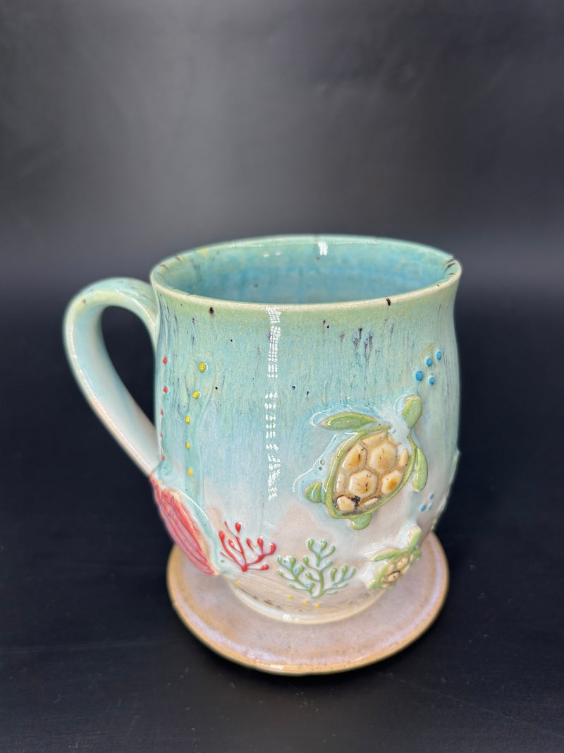 LARGE turtle mug 19