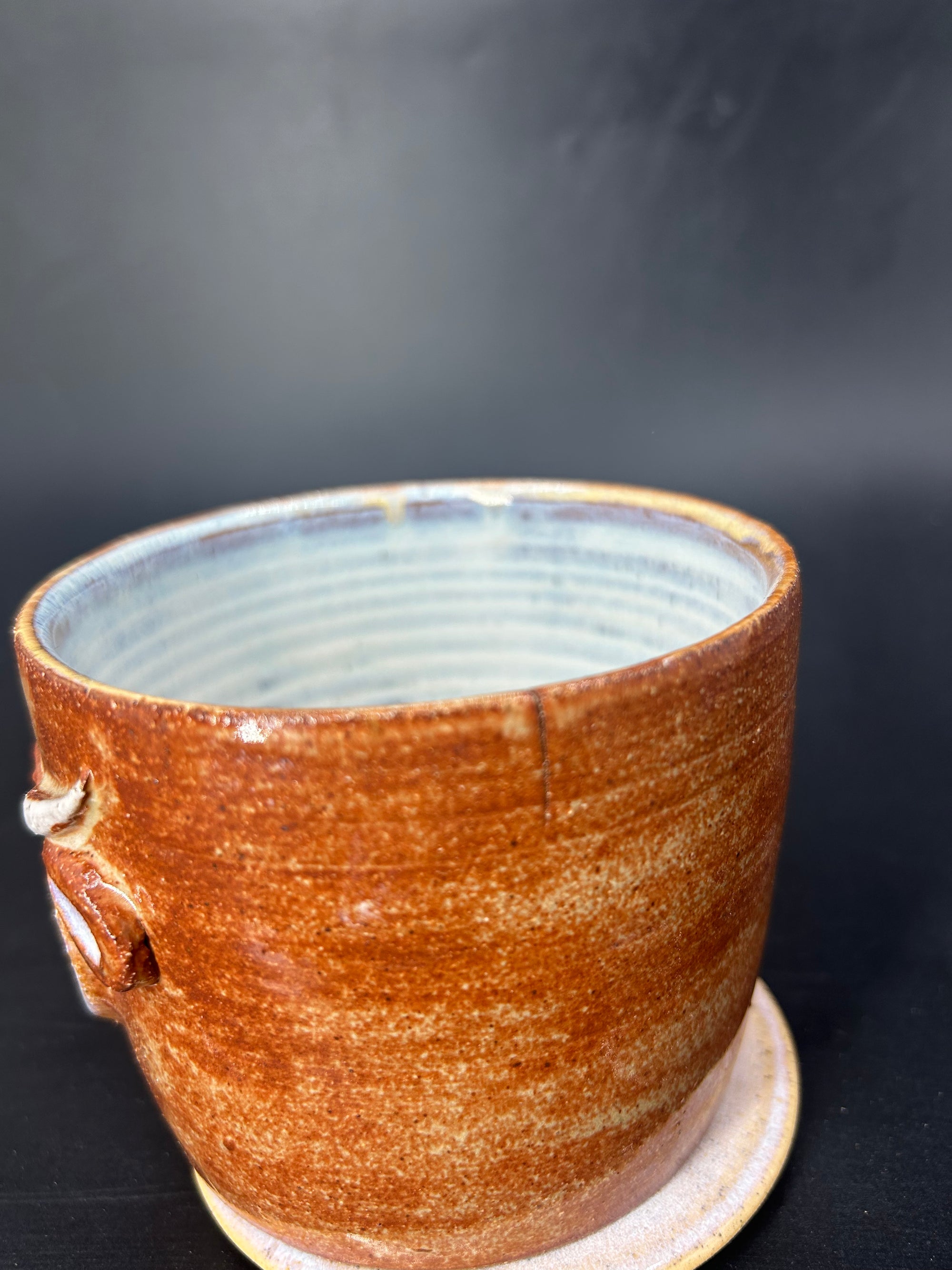 NEW - IMPERFECT highland cow CANISTER - no lid