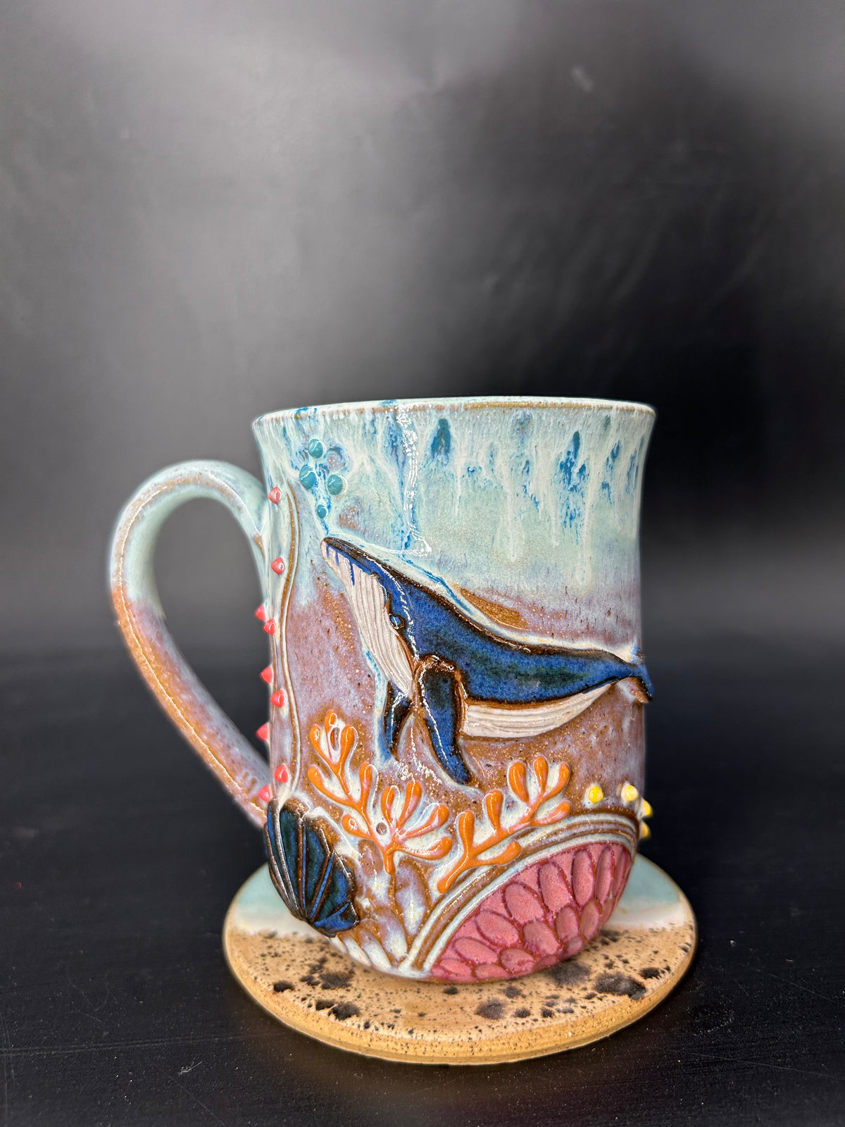MEDIUM whale mug 12