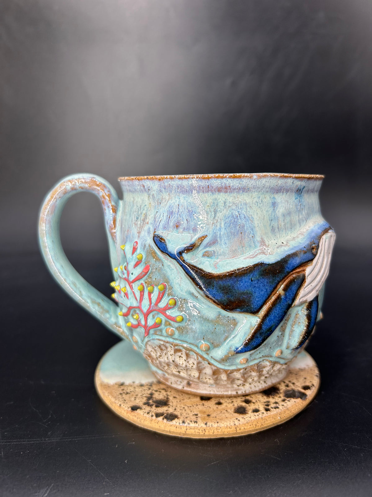 MEDIUM whale mug 17
