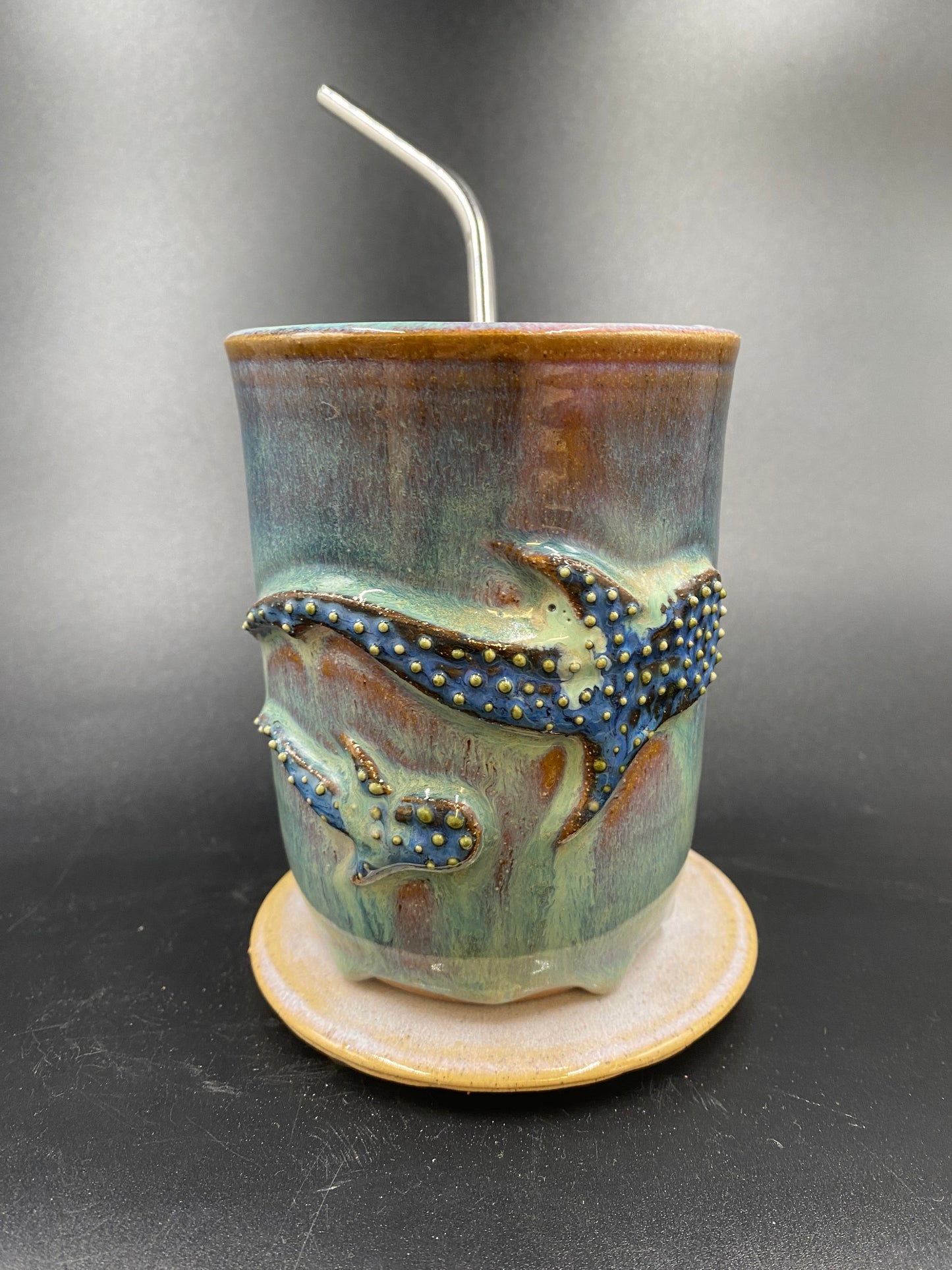 MEDIUM Whale Shark Straw Tumbler 15