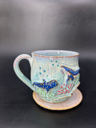 MEDIUM whale / whaleshark mug 7