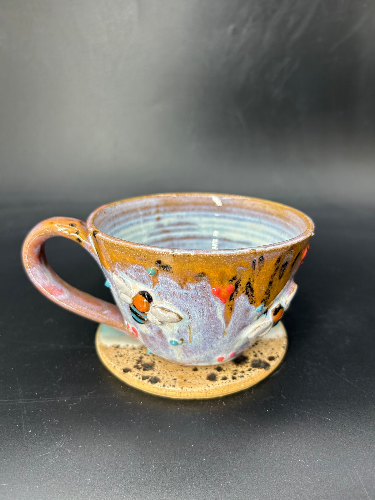 SMALL bee coffee cup 5