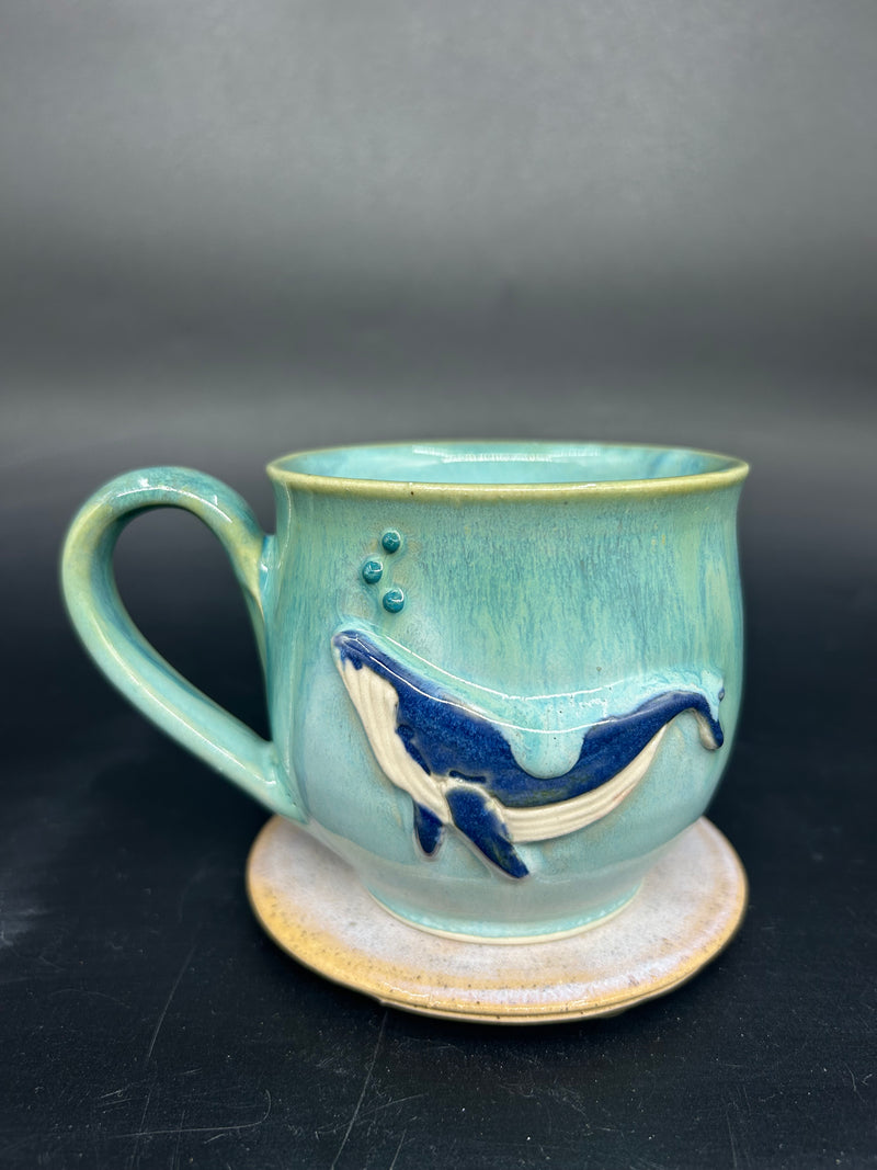 MEDIUM whale mug 19