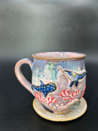MEDIUM whale / whale shark mug 8